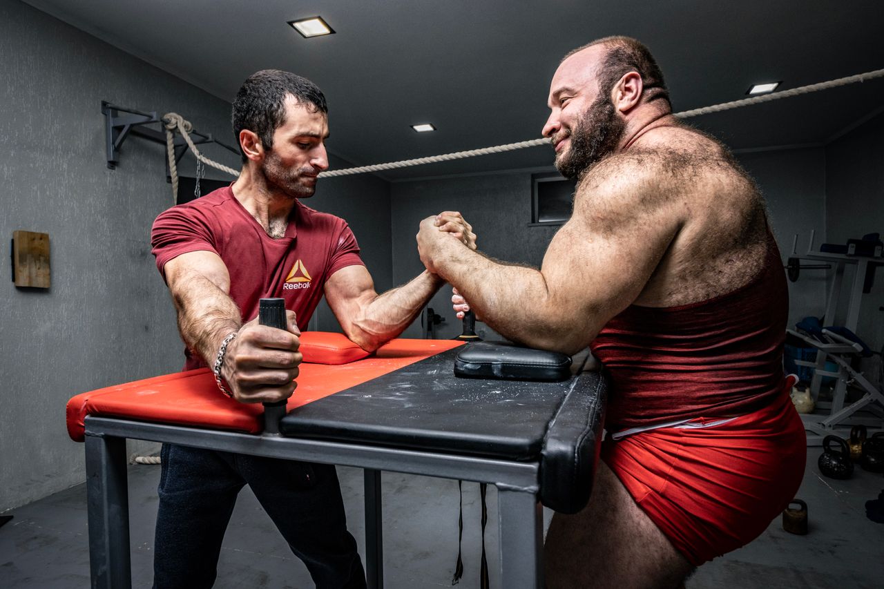 Arm Wrestling Clinic session