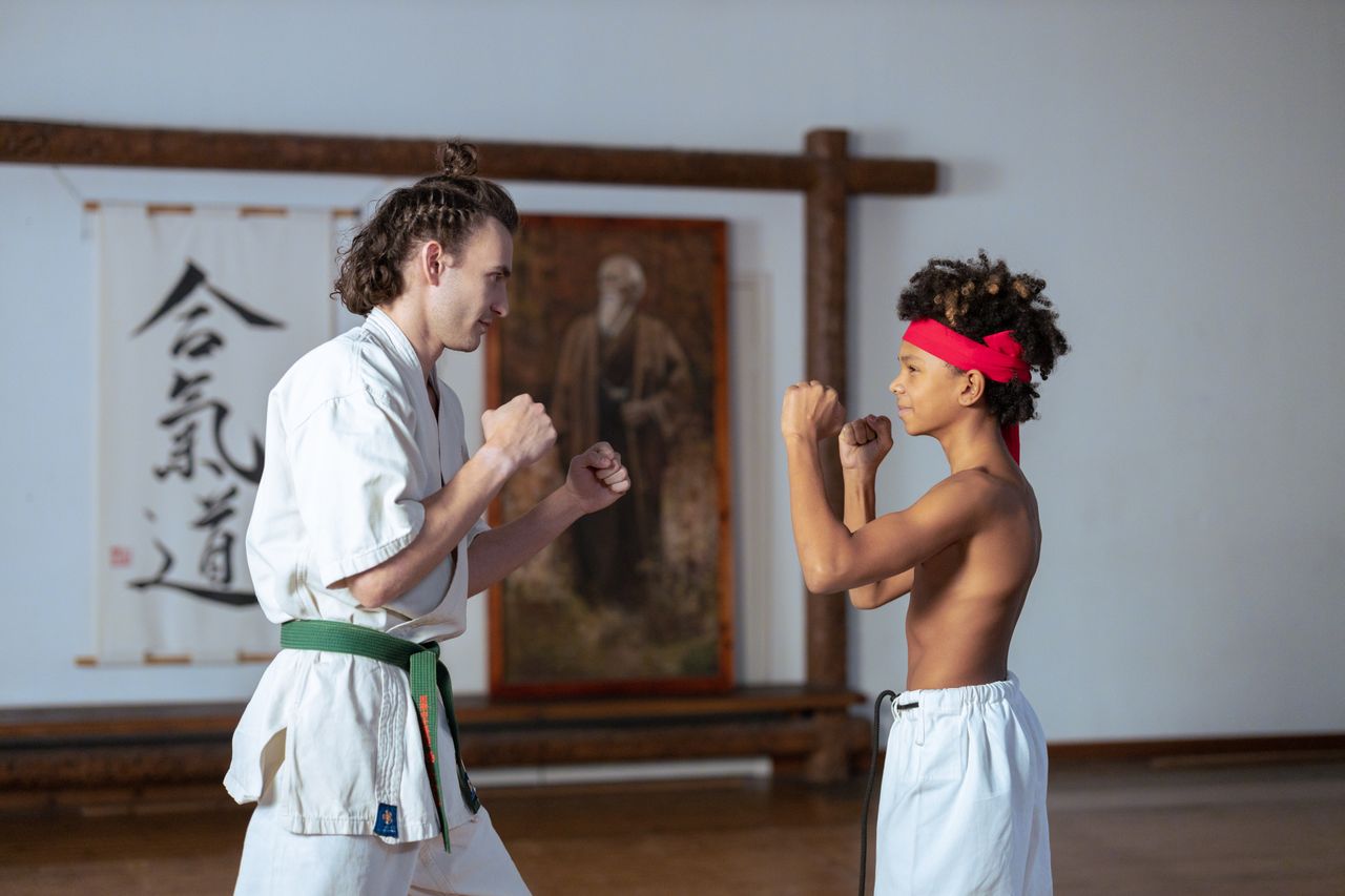 Karate Kumite Drills session